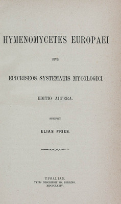 6436
<br/>
Hymenomycetes Europaei sive Epicriseos systematis mycologici
<br/>
<em></em>